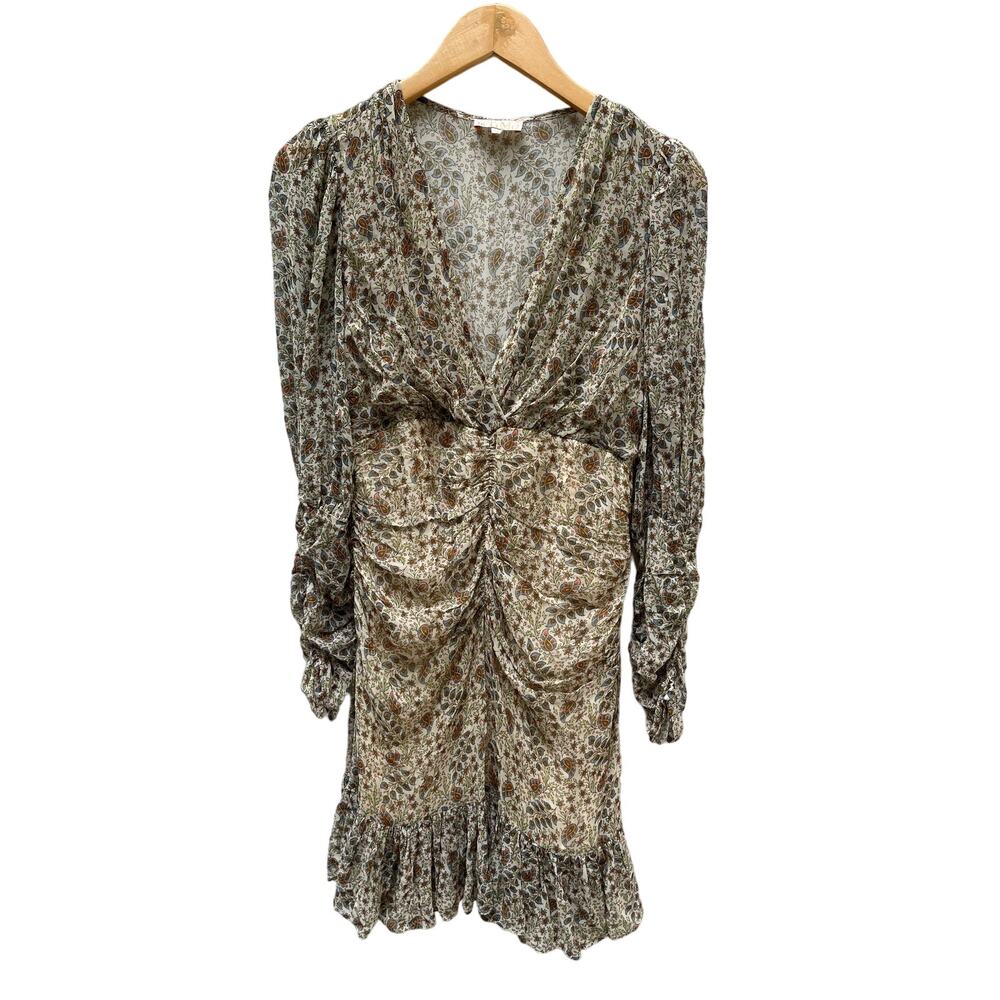 by Timo Print V-Neck Long Sleeve
Georgette Dress size M